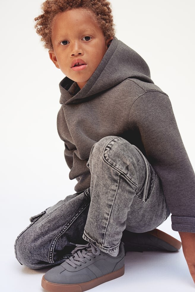 

Свободные джинсы зауженного кроя H&M, серый