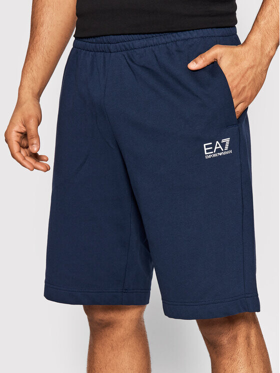 

Спортивные шорты regular fit Ea7 Emporio Armani, синий