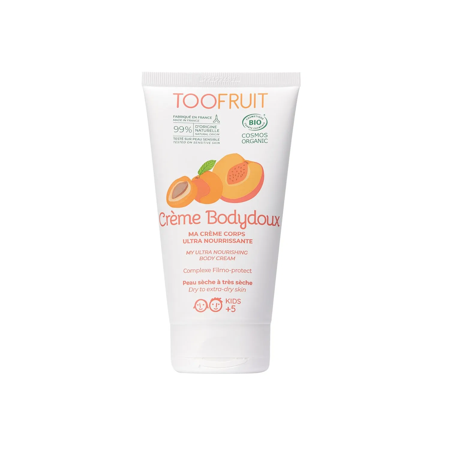 Детский крем для тела Toofruit с персиком и абрикосом Too Fruit