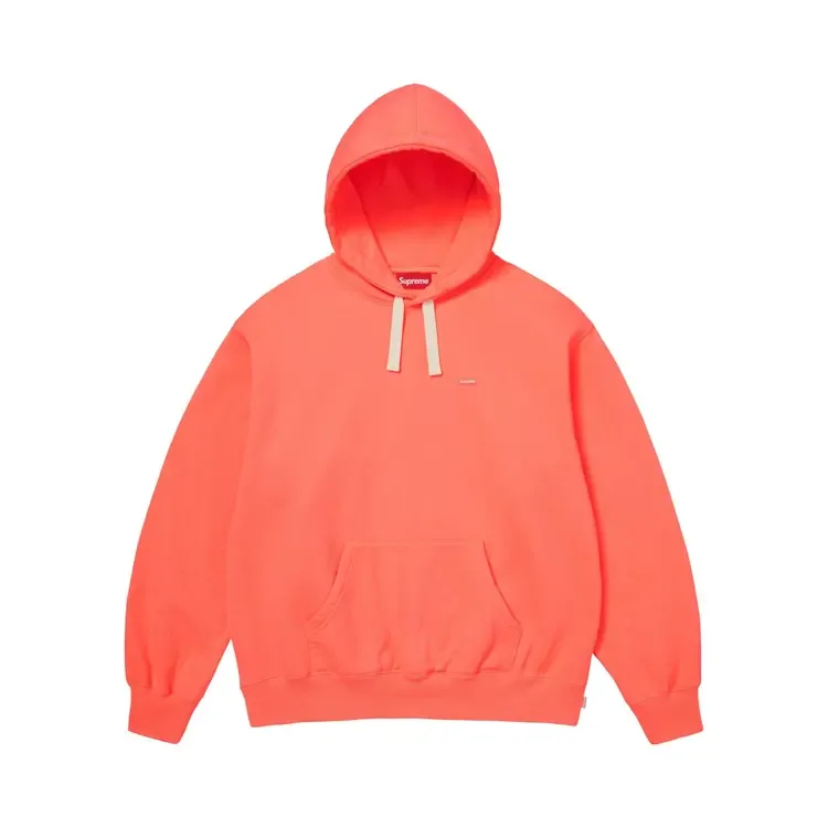 Толстовка Supreme Small Box Drawcord Hooded Sweatshirt 'Fluorescent Pink'