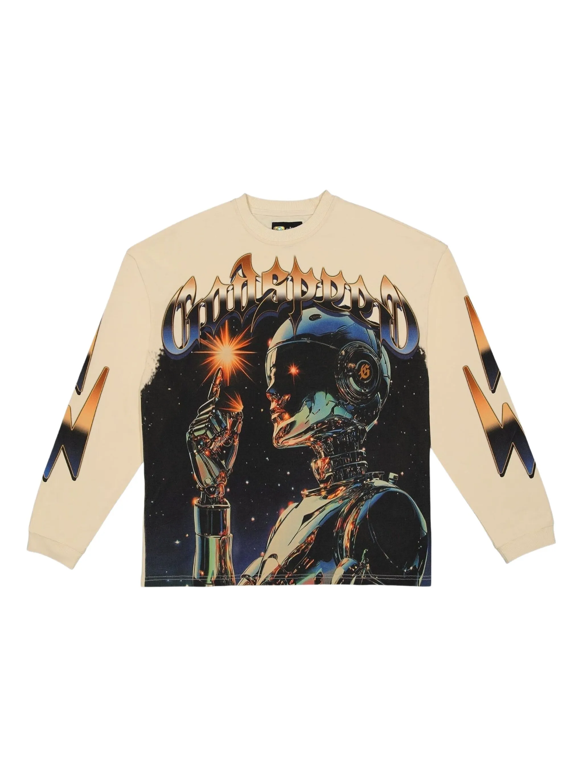 

Футболка "Спутник" с длинным рукавом Godspeed, белый