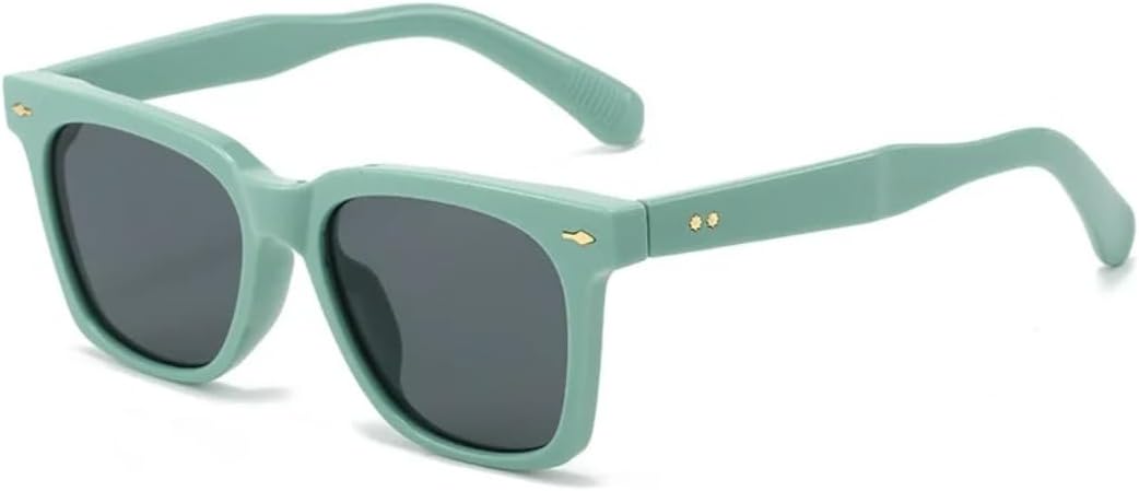 

Солнцезащитные очки с защитой от УФ-излучения UV400 | Панк, маленькая оправа | Линзы конфетных цветов | Для женщин и мужчин | Для занятий спортом на открытом воздухе и вождения DSVIGF, Green Black