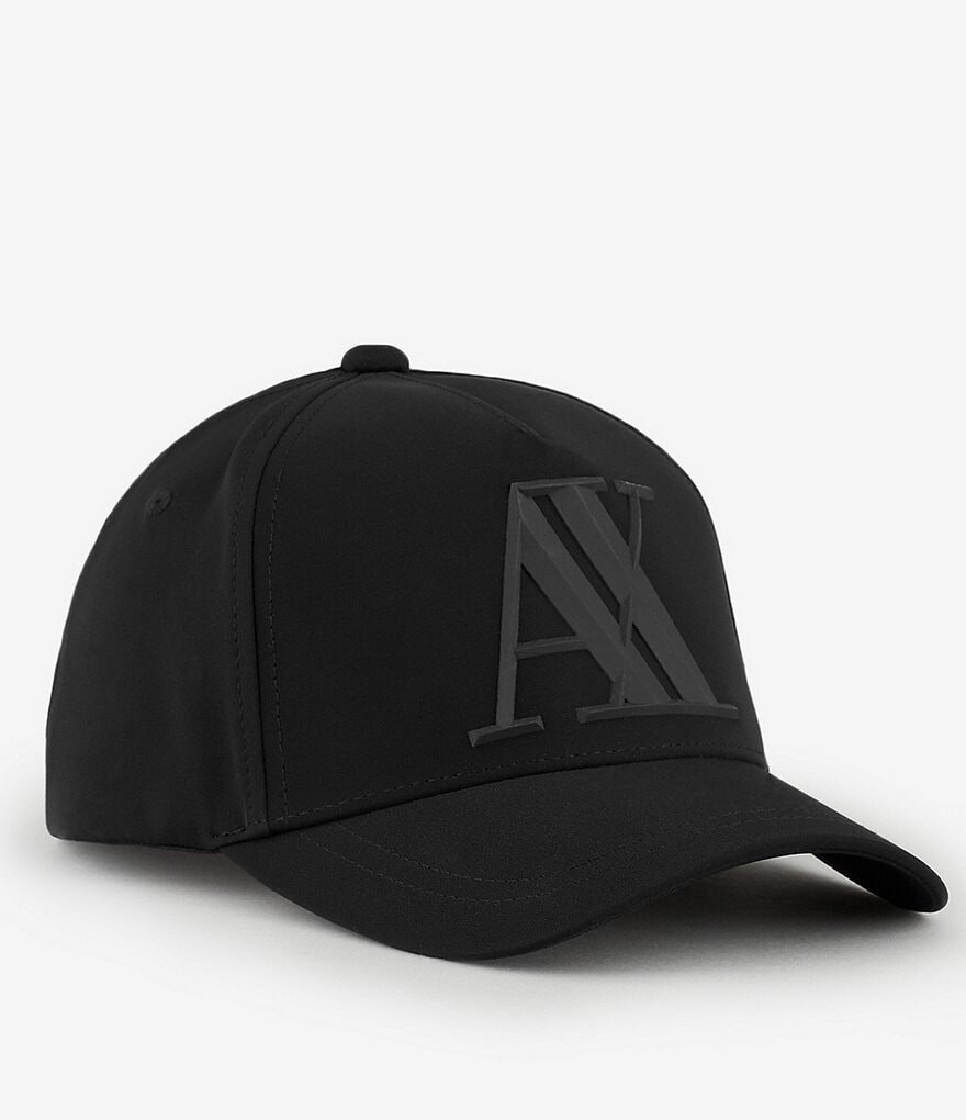 

Резиновая кепка с логотипом Armani Exchange, черный
