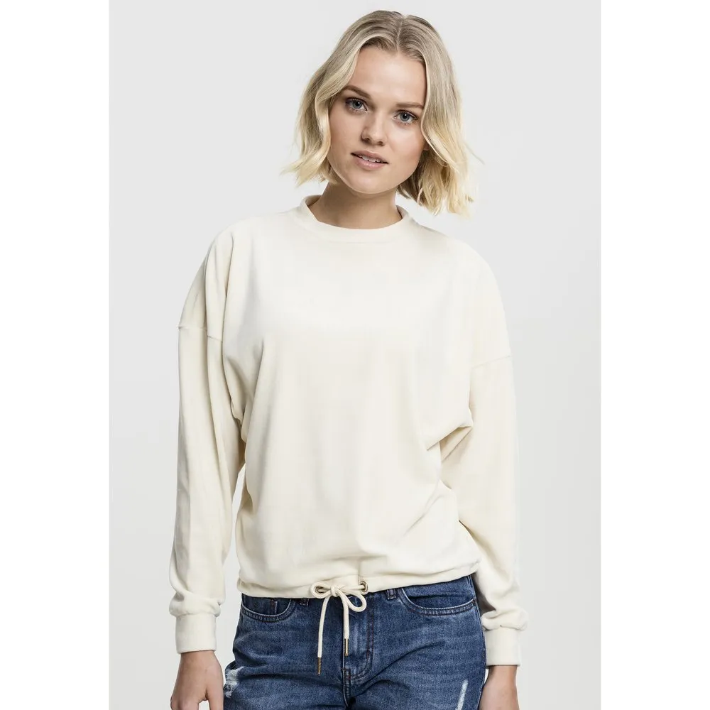 

Футболка Urban Classics Oversized Velvet Crew, белый