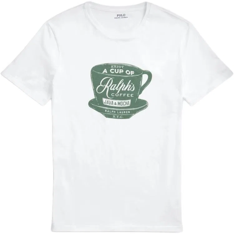 Футболка Custom Slim Fit мужская Polo Ralph Lauren, White