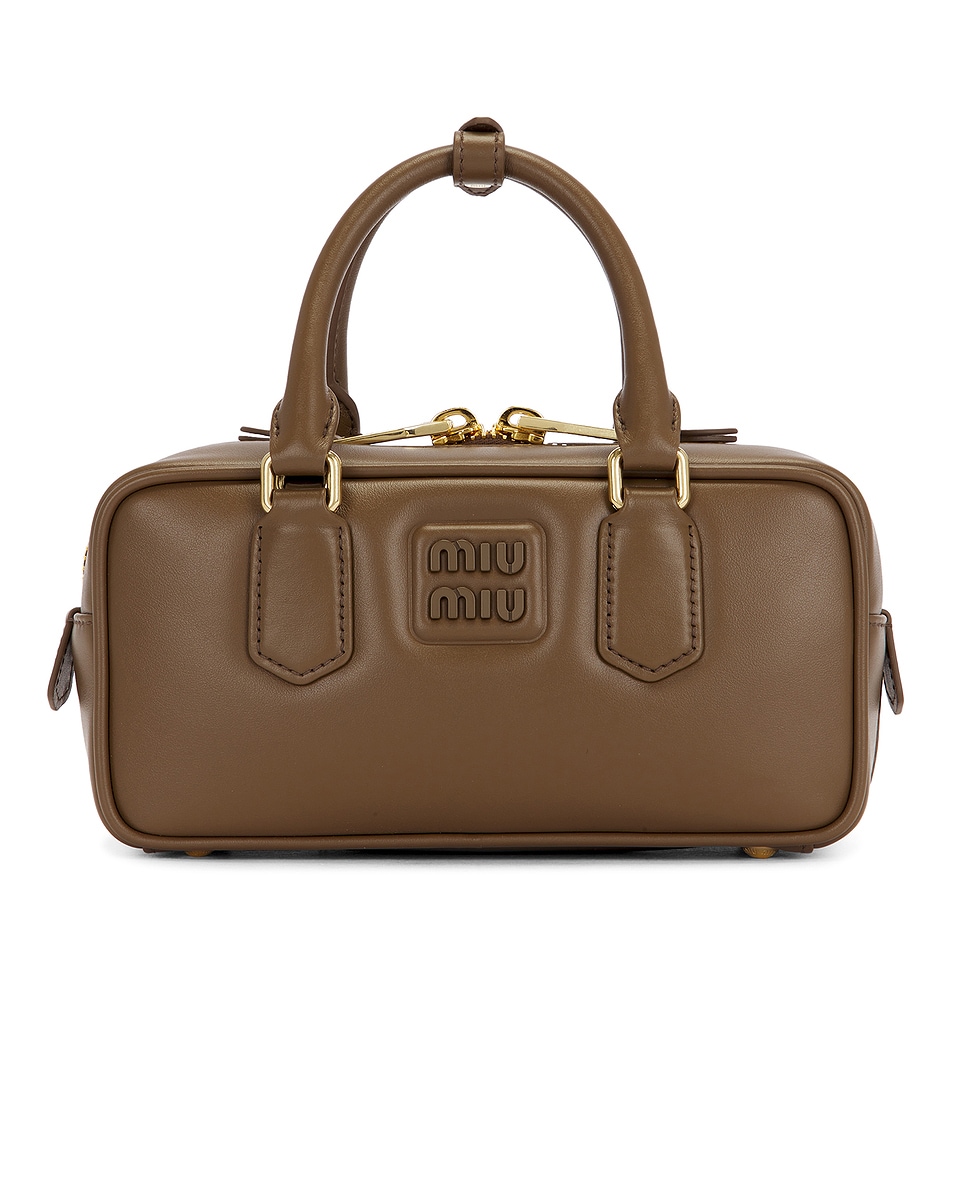 

Мягкая стеганая сумка Arcadie Miu Miu, Tundra