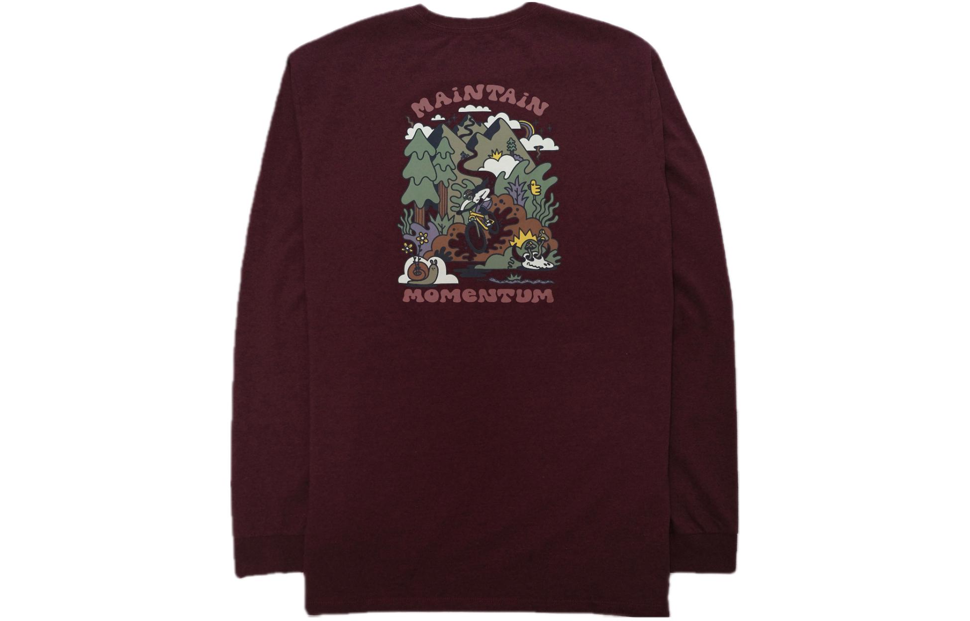 

Футболка с втачным рукавом Men's Patagonia, фуксия/красный