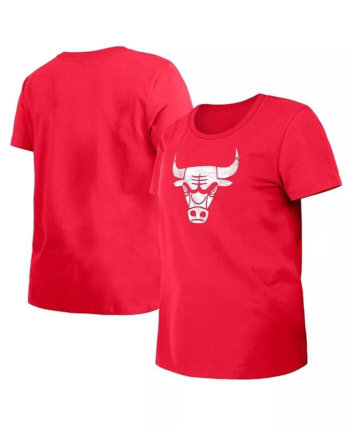 

Женская красная футболка Chicago Bulls 2023/24 City Edition New Era