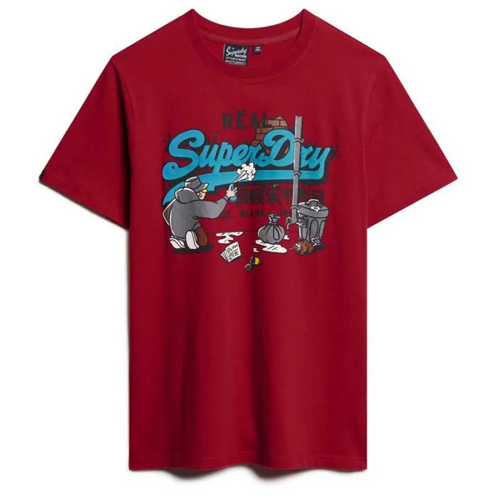 

Футболка Superdry New York Vl Graphic, красный