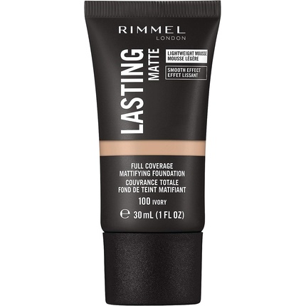 

Rimmel London Lasting Matte Ivory 100 Тональный крем 30 мл