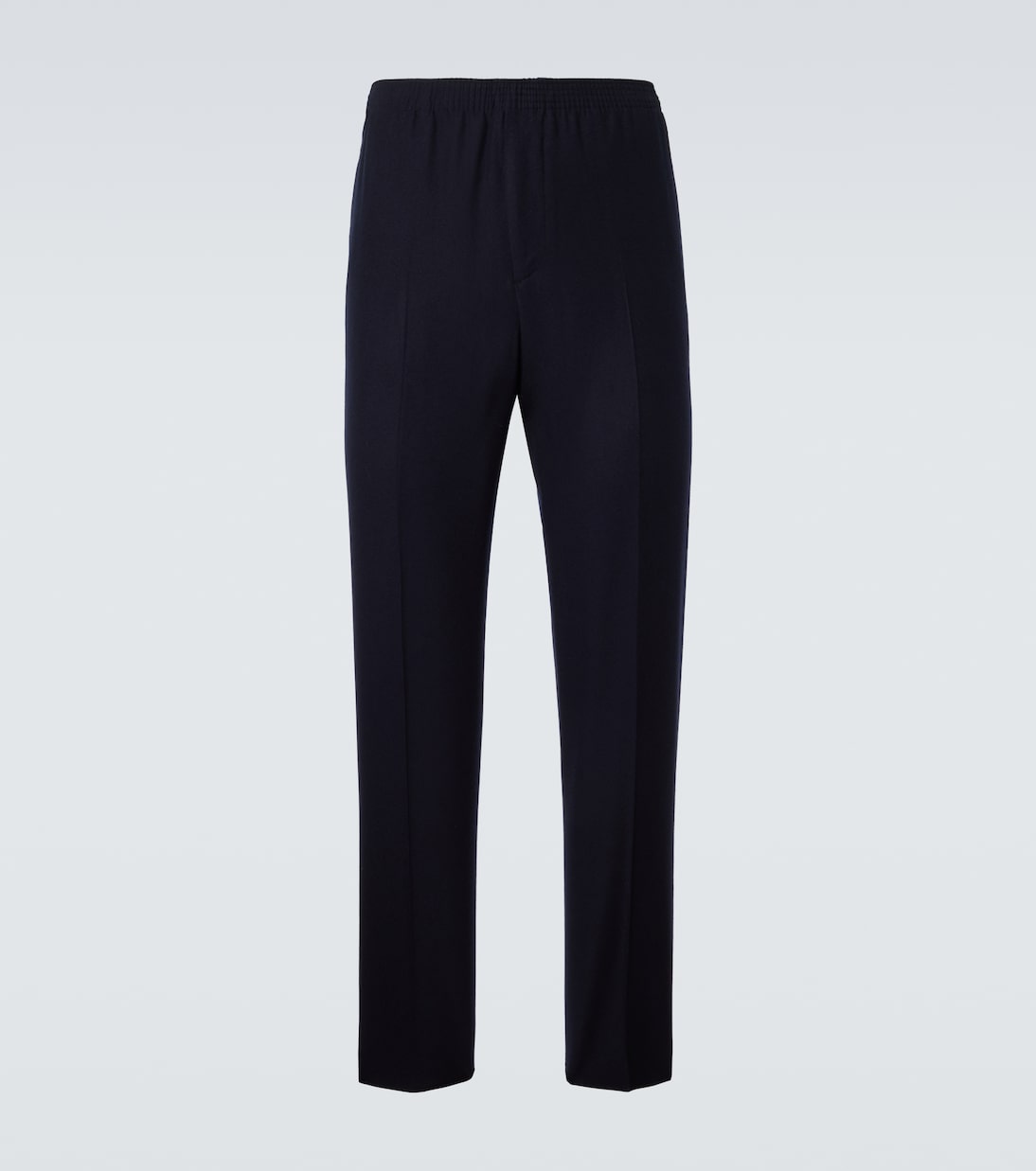 

Прямые брюки из шерсти и кашемира Jan Loro Piana, China Blue Mel
