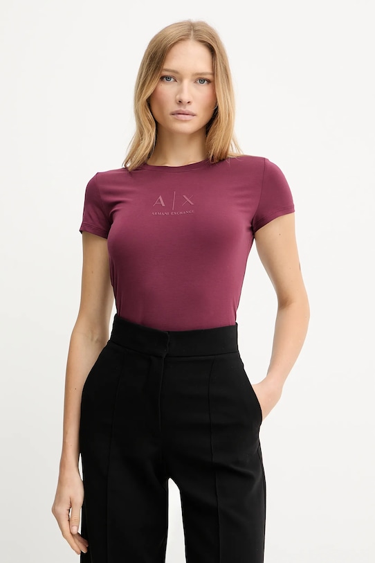 

Футболка Armani Exchange, бордовый