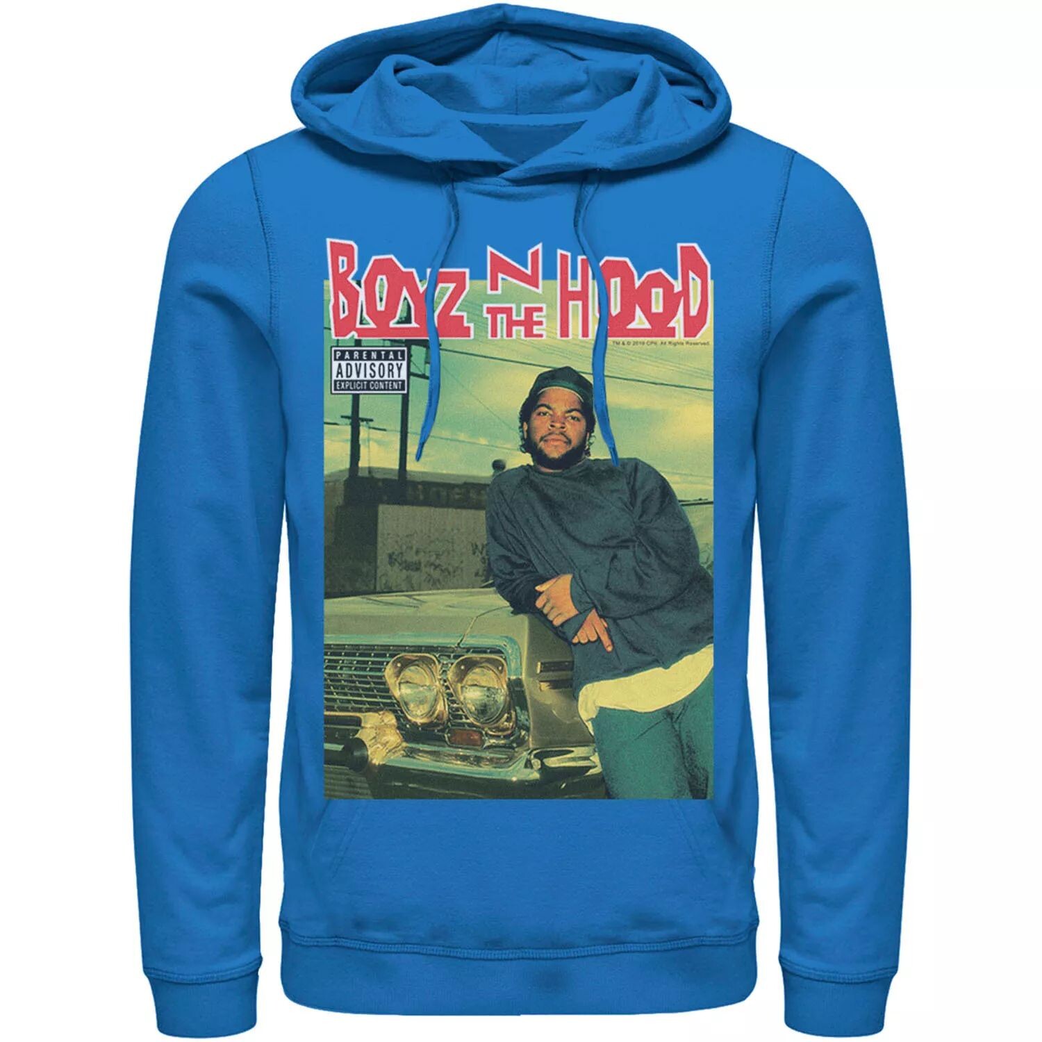 

Мужская толстовка с капюшоном и постером на обложку альбома Boyz In The Hood Licensed Character
