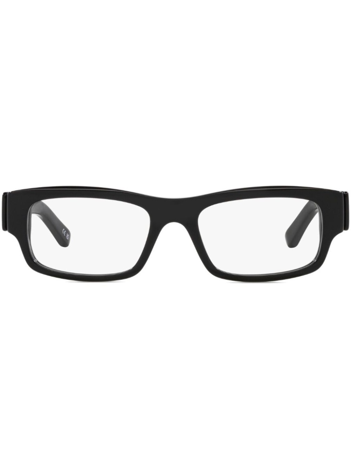

Balenciaga Eyewear очки в прямоугольной оправе с логотипом, черный