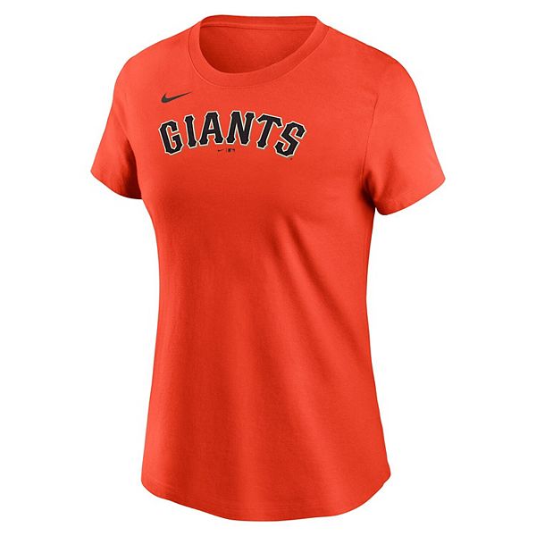Футболка с именем и номером Rafael Devers San Francisco Giants оранжевая Nike — фото 3