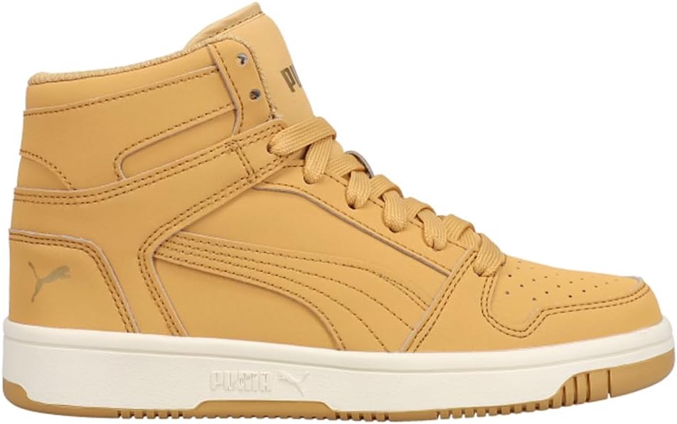 

Кроссовки Puma Unisex-Child Rebound Layup Mid (для больших детей), бежевый
