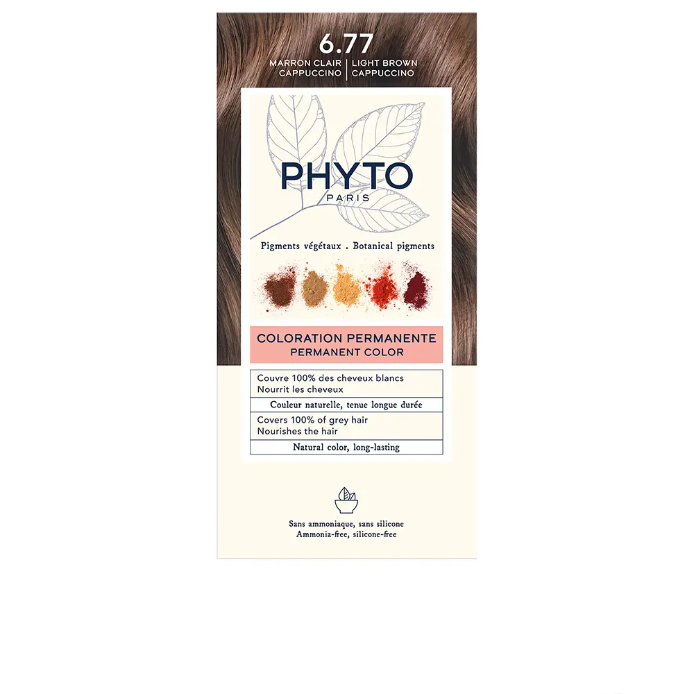 

Краска для волос Phytocolor Phyto, цвет 6.77-marrón claro capuchino, 4 шт.