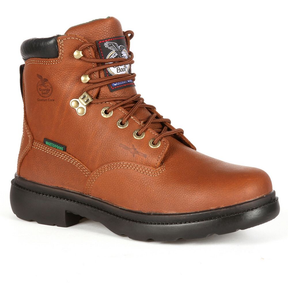 

Georgia Boots Мужские водонепроницаемые рабочие ботинки Fixpoint Farm & Ranch 6, цвет Briar Brown