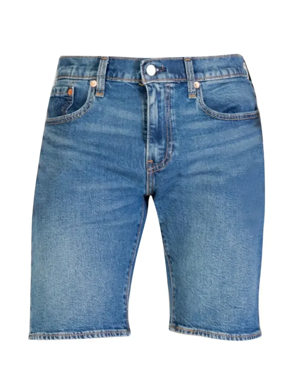 Джинсовые шорты 405 с эффектом потертости Levi's, синий