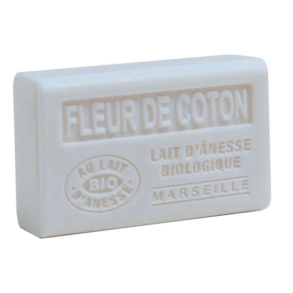 Набор французского мыла Savon de Marseille с ослиным молоком и ароматом хлопка от Label Provence Label Provence Nature — фото 2