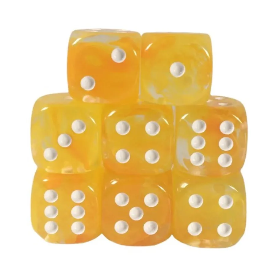 

d6 18 мм Благодать Ки-Рина с белым (12), Class & Creature Dice - d6 Sets