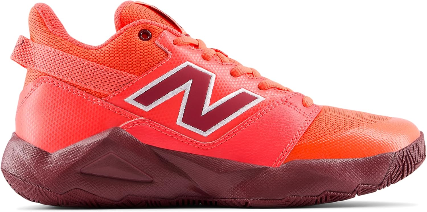 Детские теннисные кроссовки New Balance Coco Cg2, красный/бордовый — фото 2