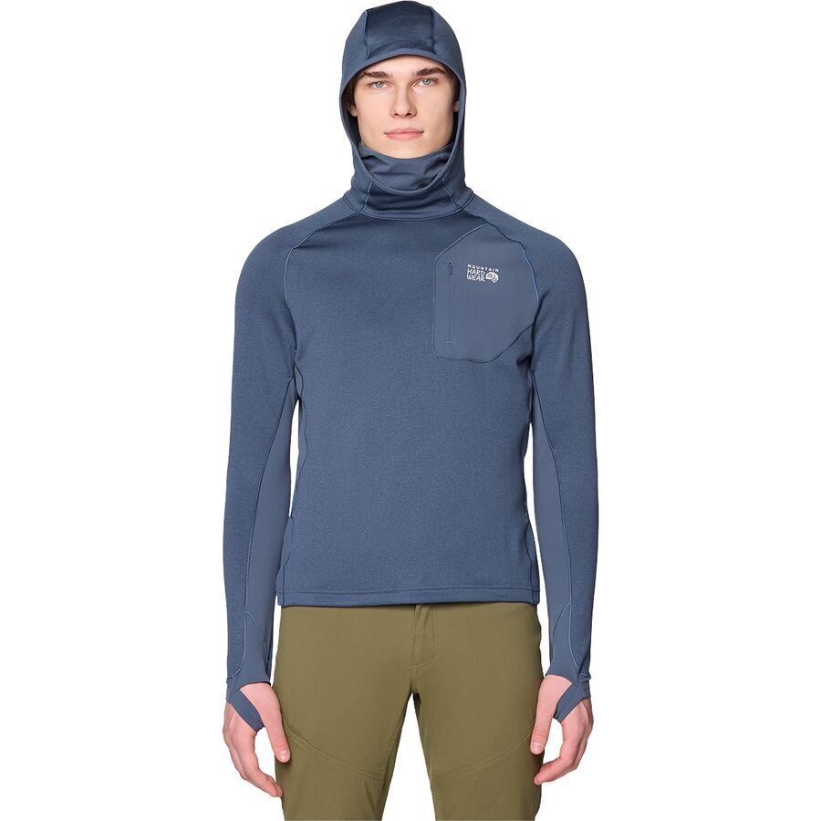 

Толстовка Mountain Hardwear Up First Tech Fleece Mountain Hardwear, Moon Blue Heather