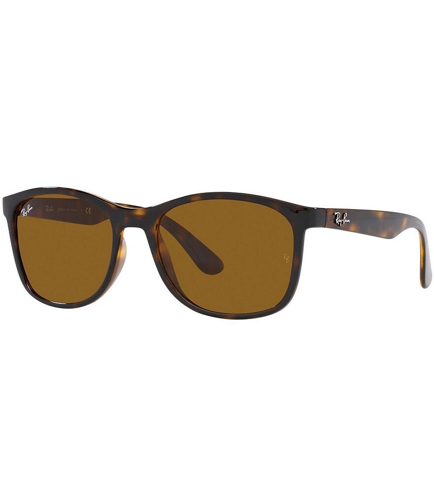 

Мужские квадратные солнцезащитные очки Ray-Ban Rb4374 Havana 56 мм, коричневый