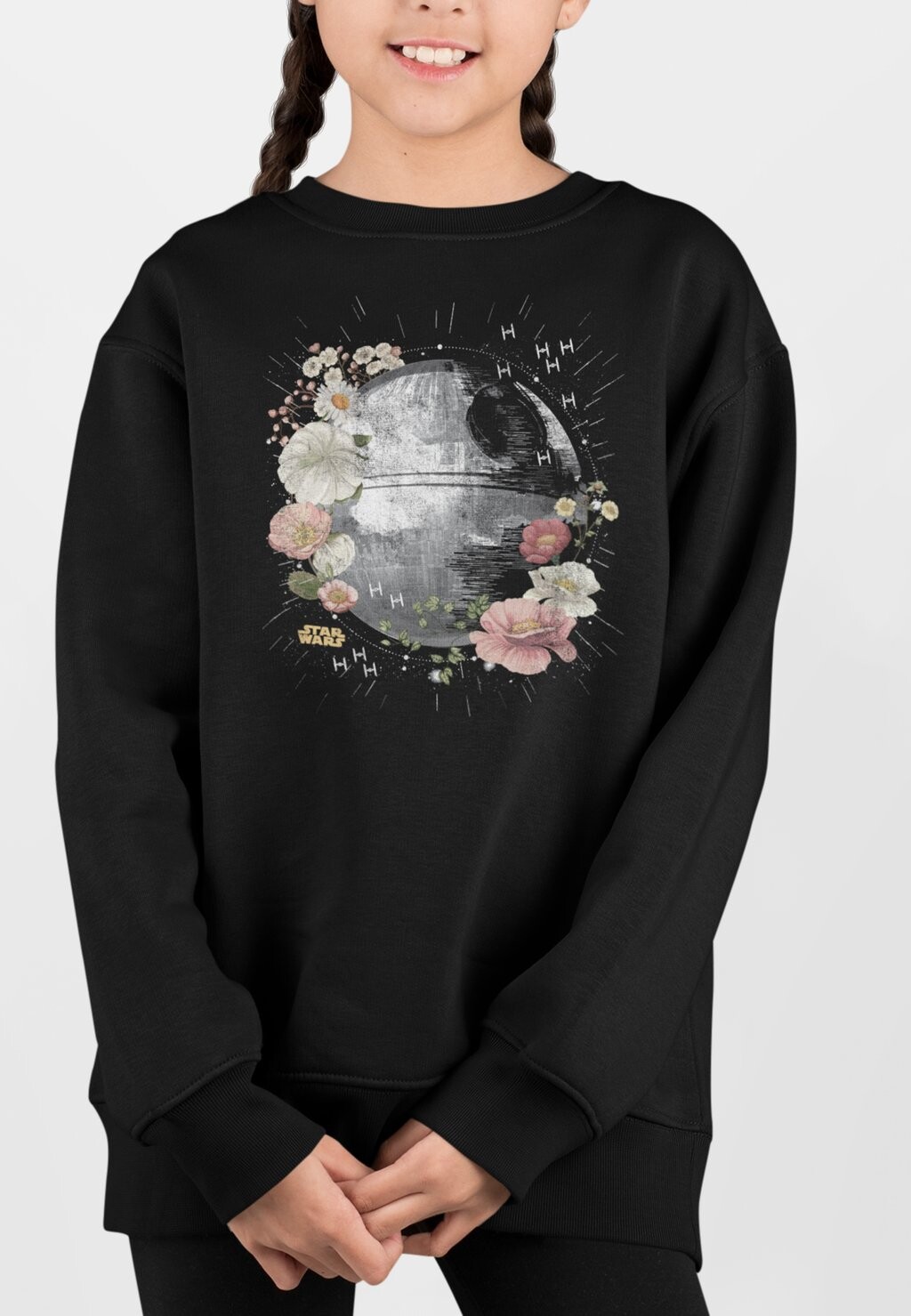 

Толстовка STAR WARS FLORAL DEATH STAR Star Wars, черный