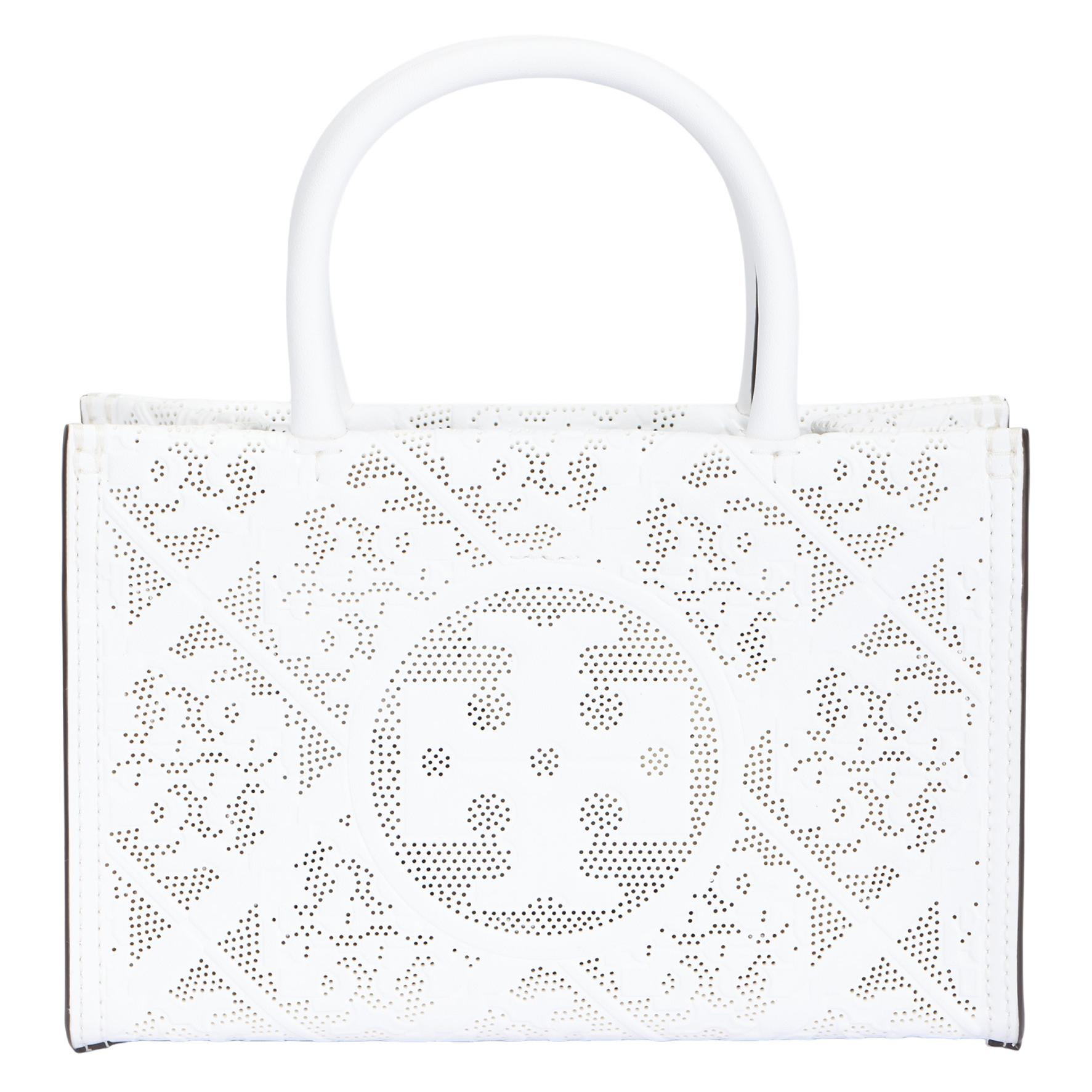 

TORY BURCH Элла Био Искусственная кожа Сумка тоут Шоппер Плечевая сумка Мини женская Белая