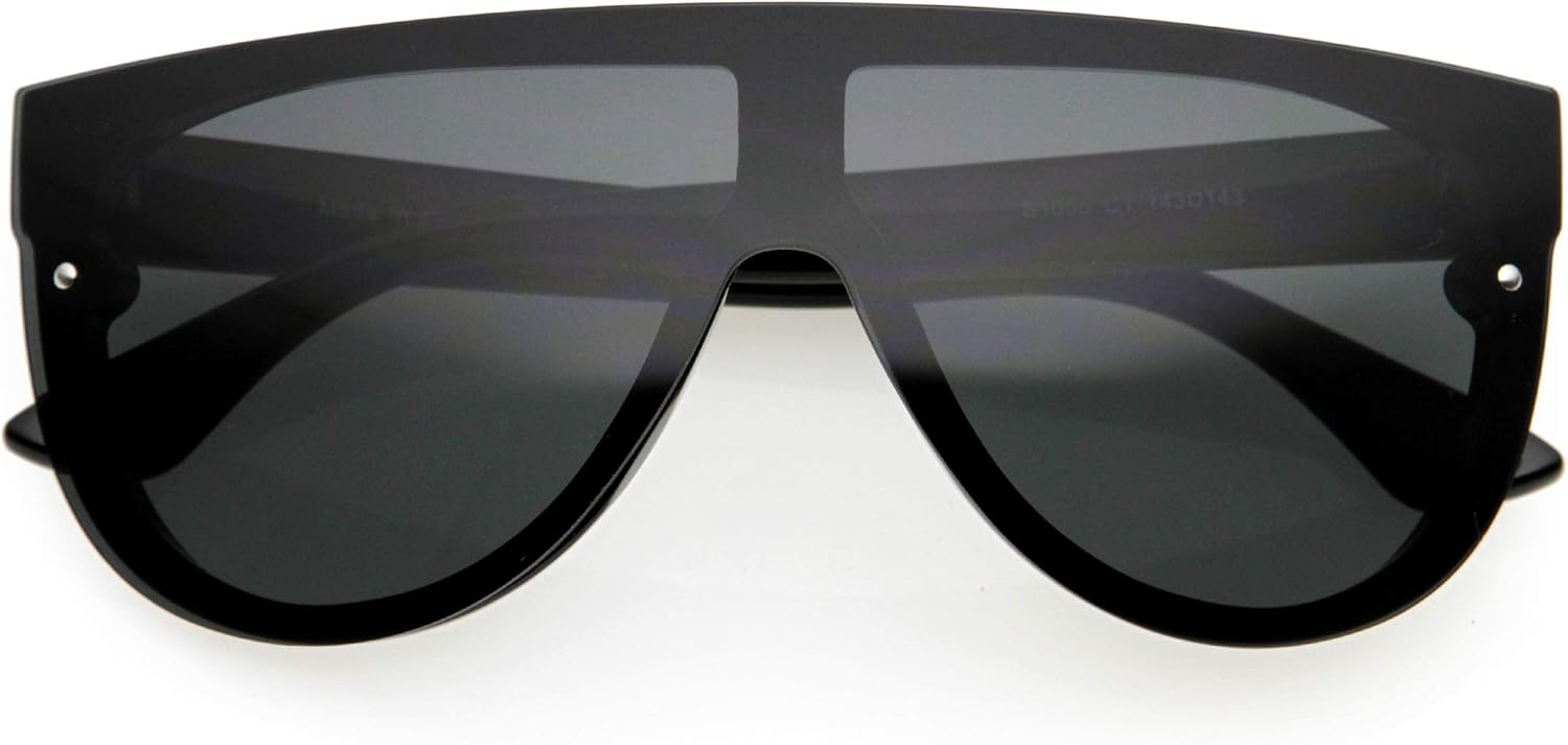 

Солнцезащитные очки zeroUV 80-х годов в бейсбольном стиле, мужские спортивные очки с зеркальными линзами, женские очки для велоспорта, защитный козырек с обтекаемой формой, Black / Smoke