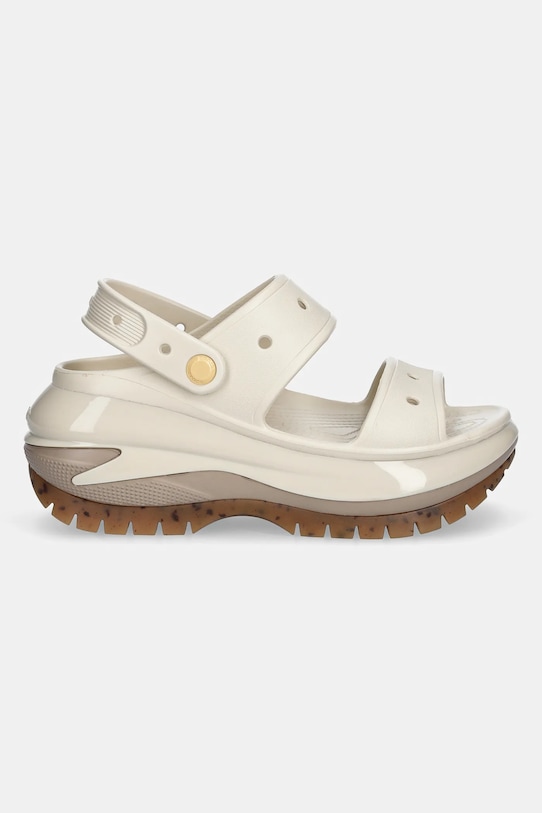 Классические шлепанцы Mega Crush Crocs, коричневый — фото 2