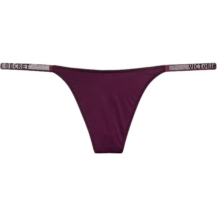 

Очень сексуальные трусы Victoria's Secret Бордовые 1 шт