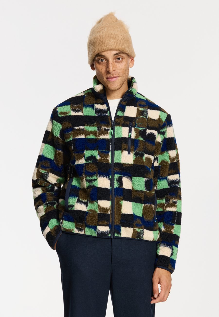 

Флисовая куртка Shiwi LEE, Green Olive Geo Quilt/Olive