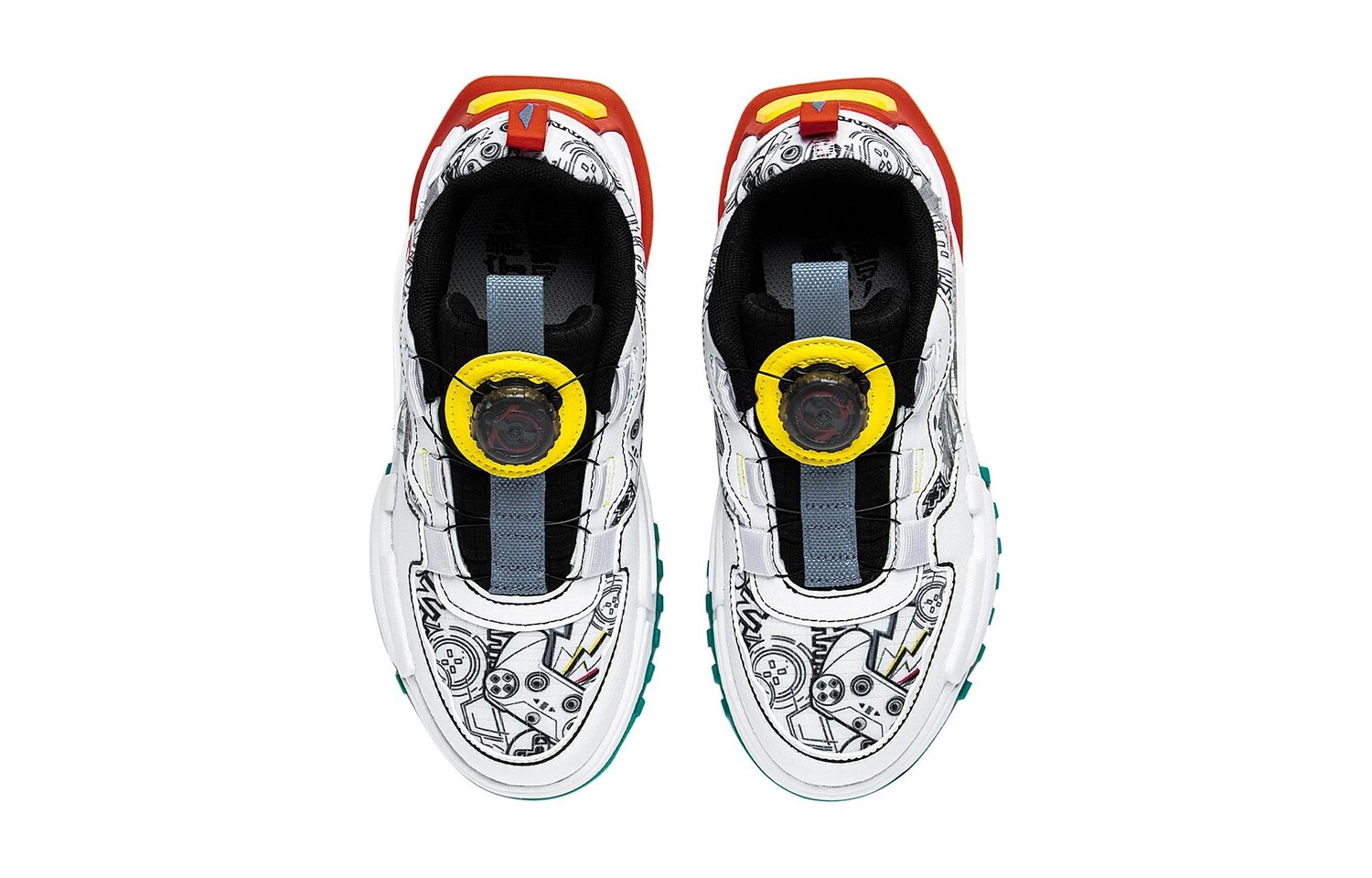 Кроссовки LINING YOUNG Sports Life Collection Kids Lifestyle Shoes GS Low-top Black/white — фото 4