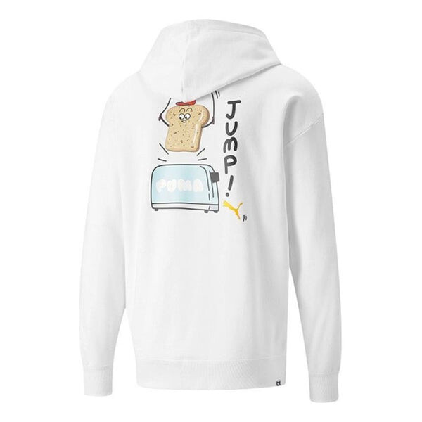 

Куртка club graphic full zip jacket 'white' Puma, белый