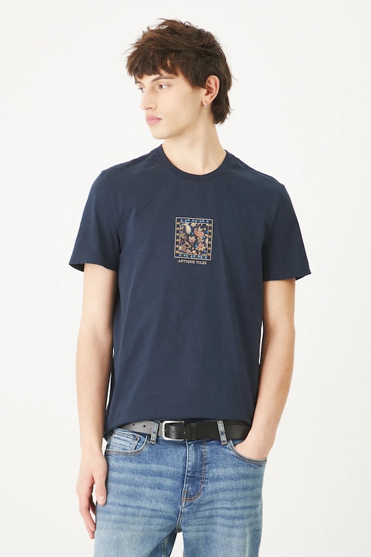 

Хлопковая футболка Medicine, темно-синий