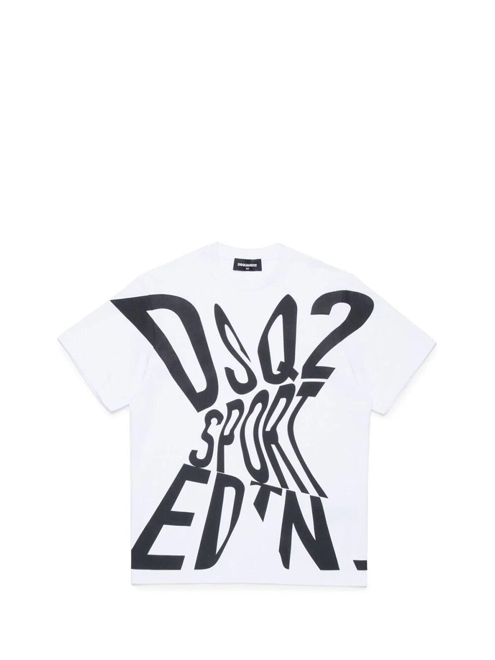 

Белая детская футболка Dsquared