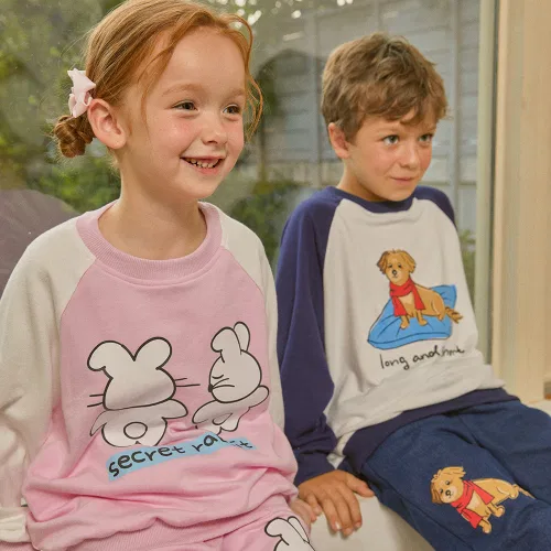 Свитшот Secret Rabbit Ultra Soft Kids Man to Man, МИНИДОУ, девочки