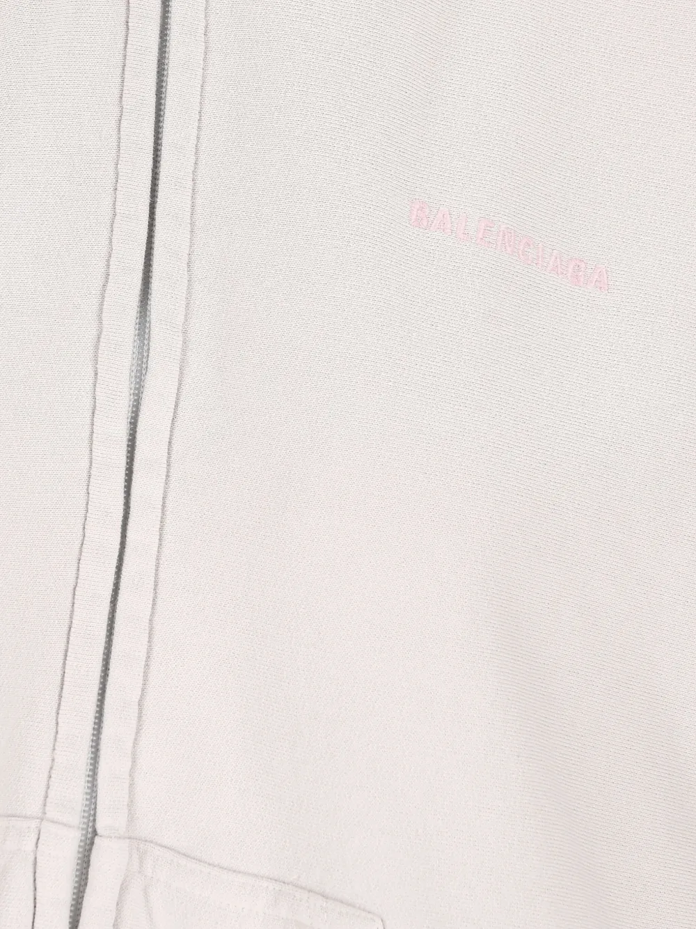 Толстовка на молнии Balenciaga, светло-бежевый — фото 4