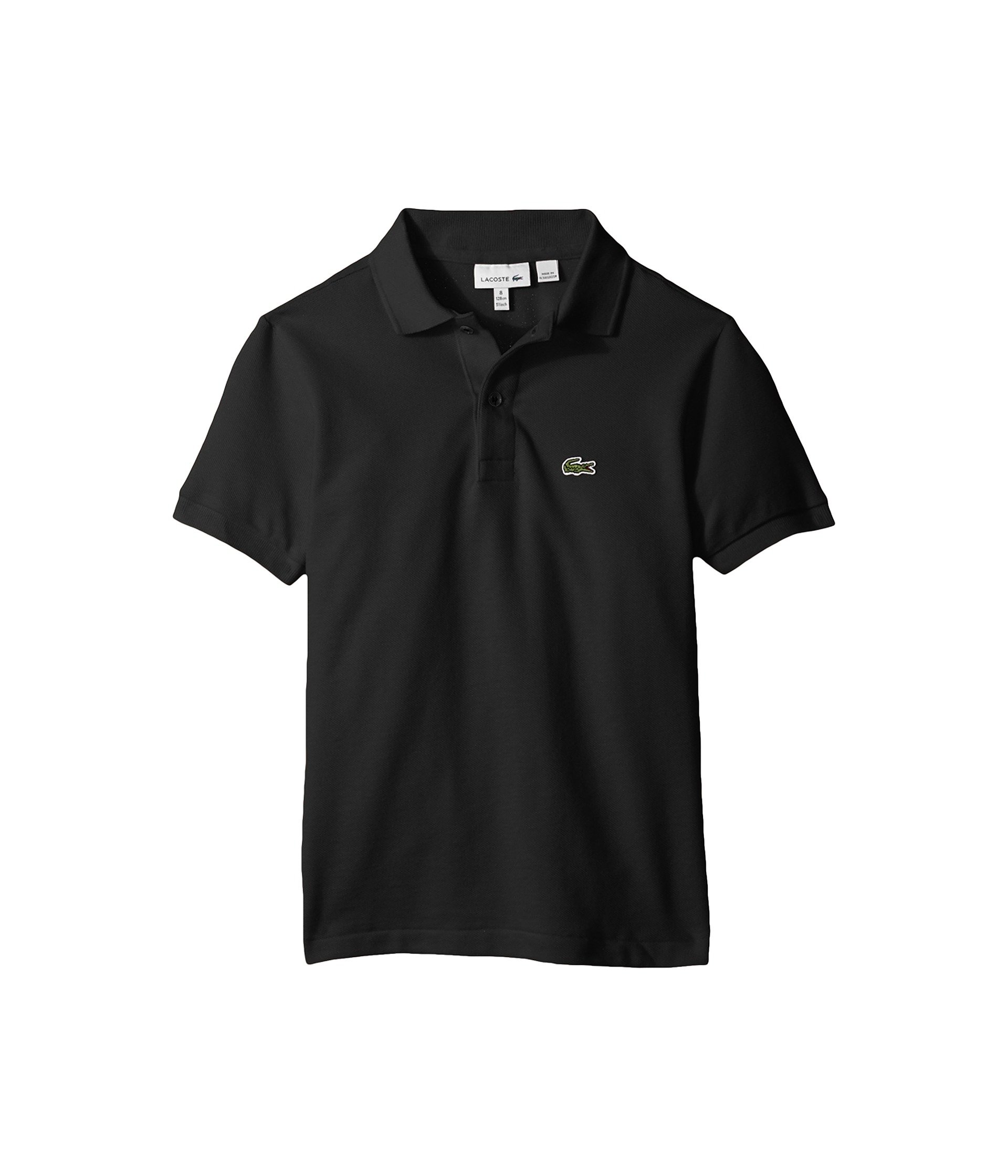 

Поло Lacoste Kids L1812 Short, черный