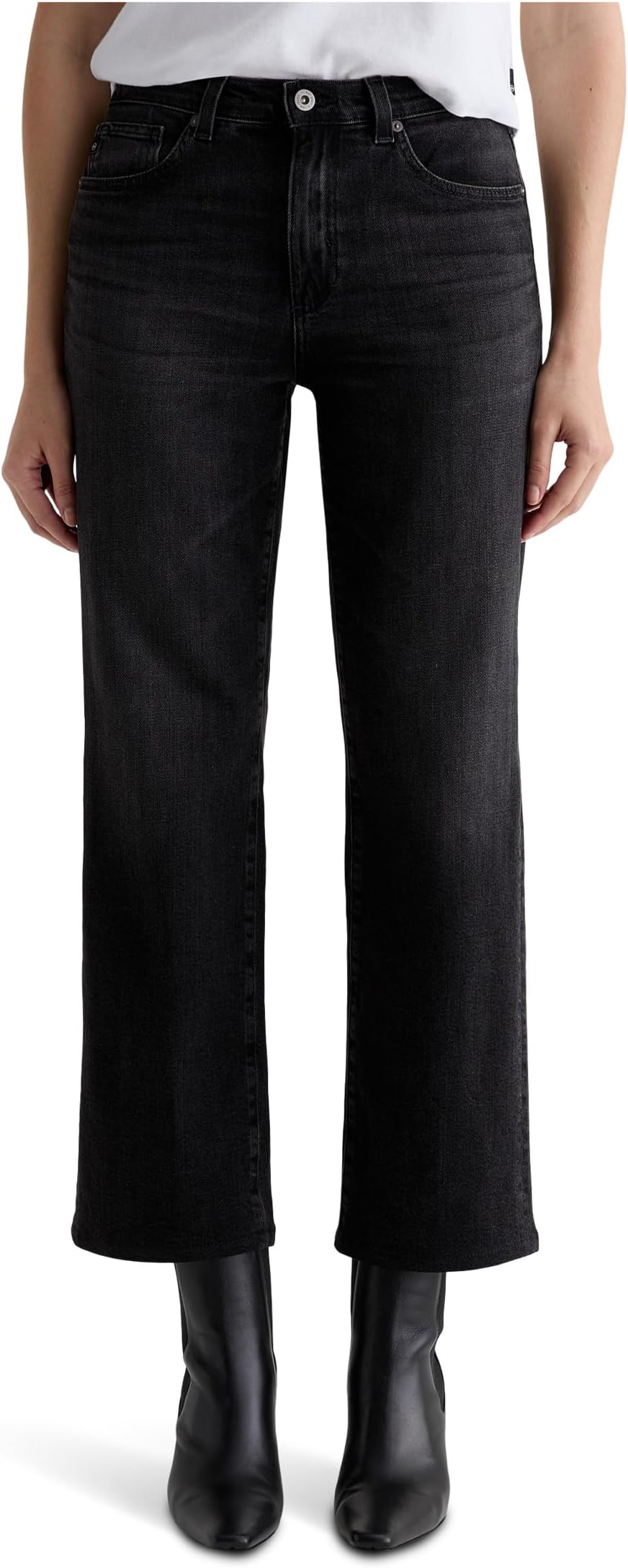 

Женские прямые джинсы Brinley средней посадки в цвете Nebula AG Jeans, Nebula