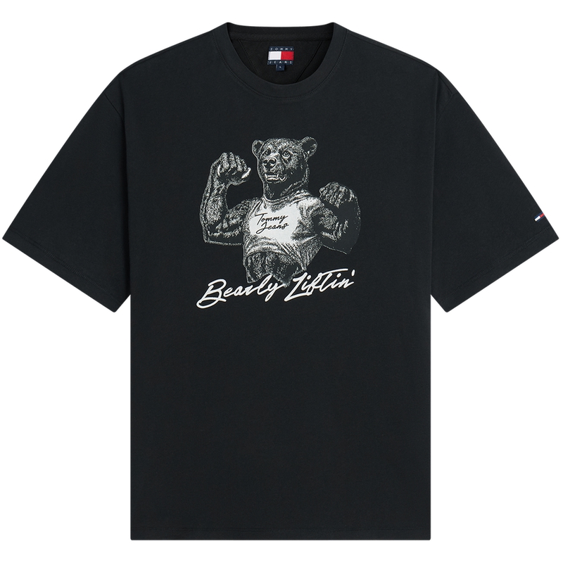 Футболка мужская с круглым вырезом Moderate Tommy Hilfiger, экрю ybh — фото 3