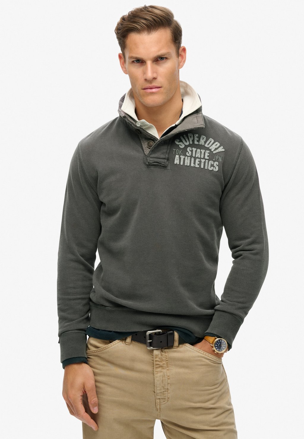 

Толстовка VINTAGE ATHLETIC Superdry, черный