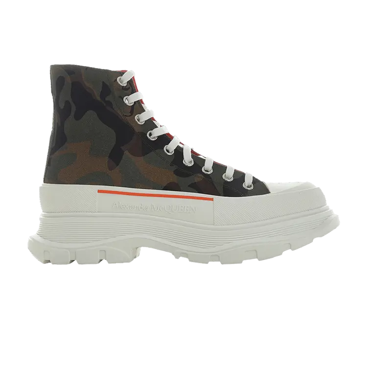 

Кроссовки Alexander McQueen Alexander McQueen Tread Slick High 'Camo Skull', зеленый