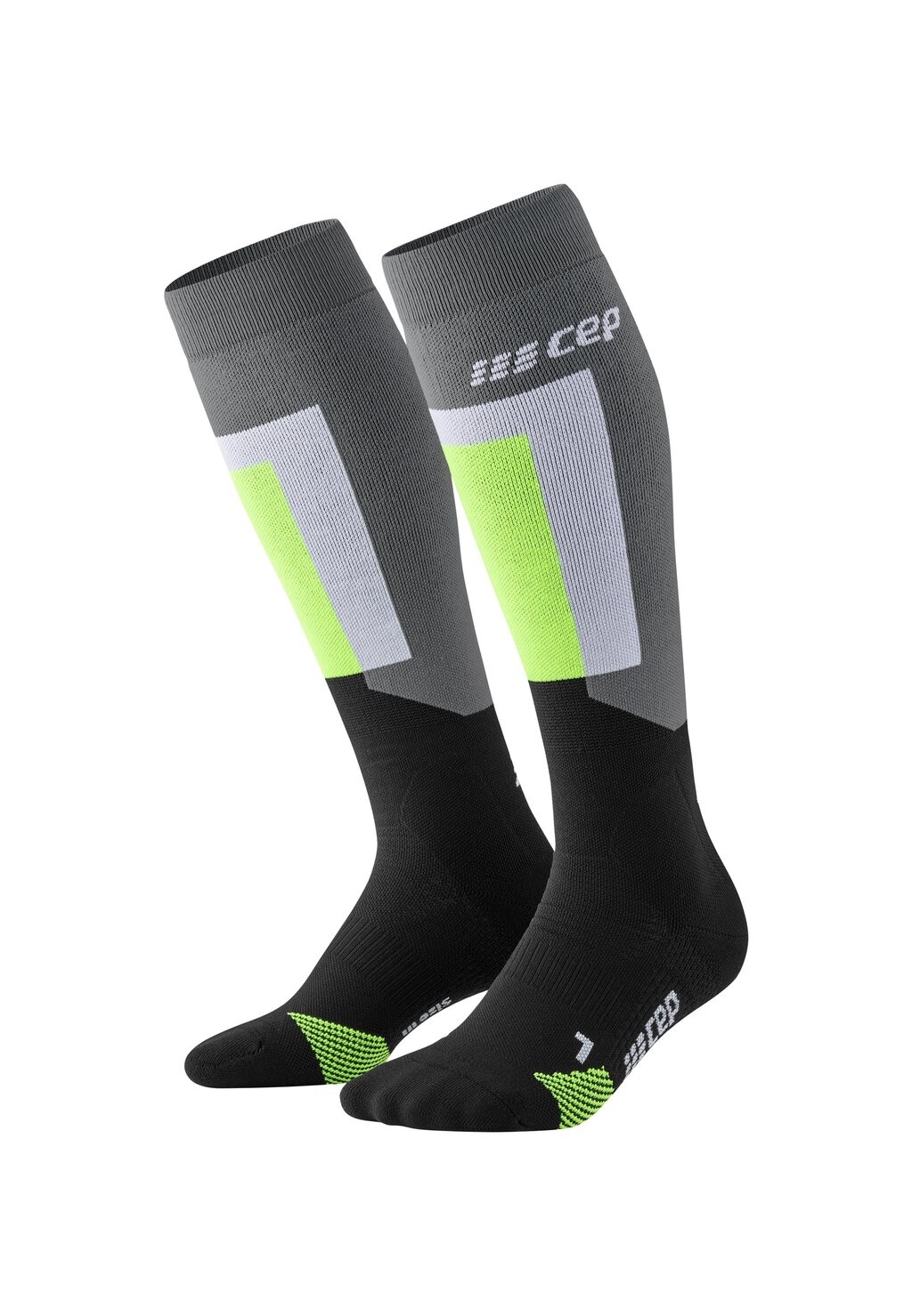 

Носки выше колена KNEE HIGH SKIING THERMO KOMPRESSION MADE IN GERMANY CEP, серый