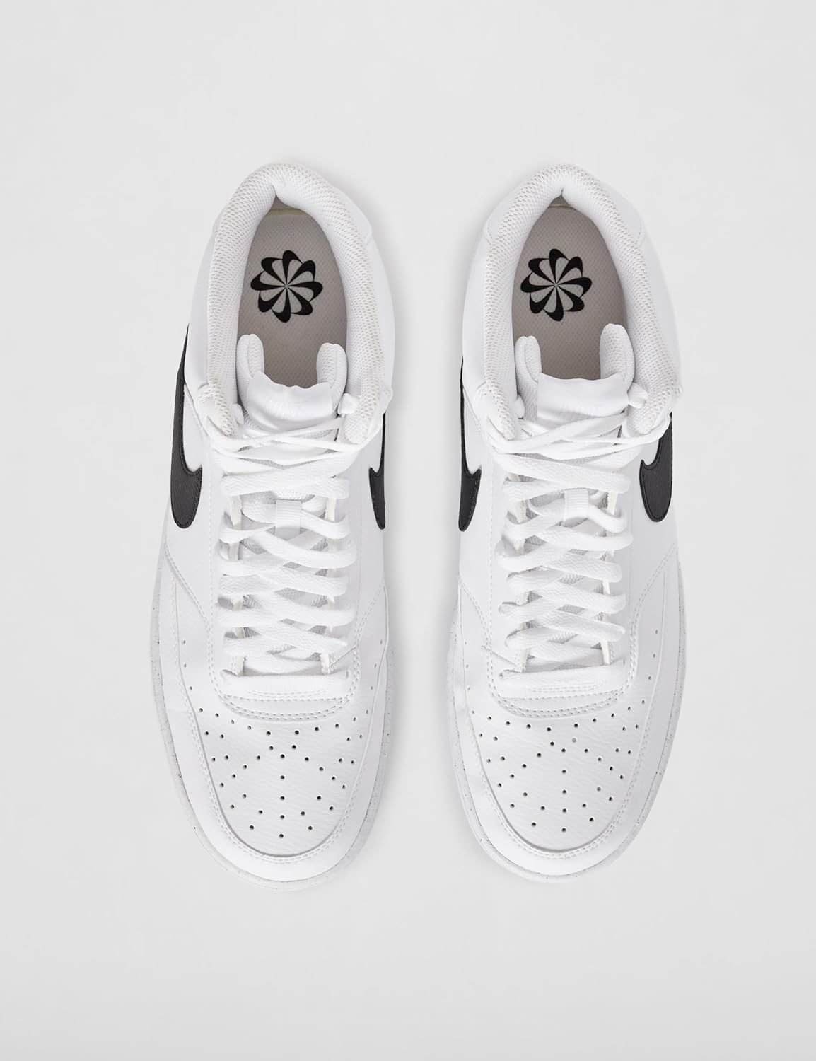 Мужские кроссовки Nike Court Vision Mid Next Nature, белый/черный — фото 4