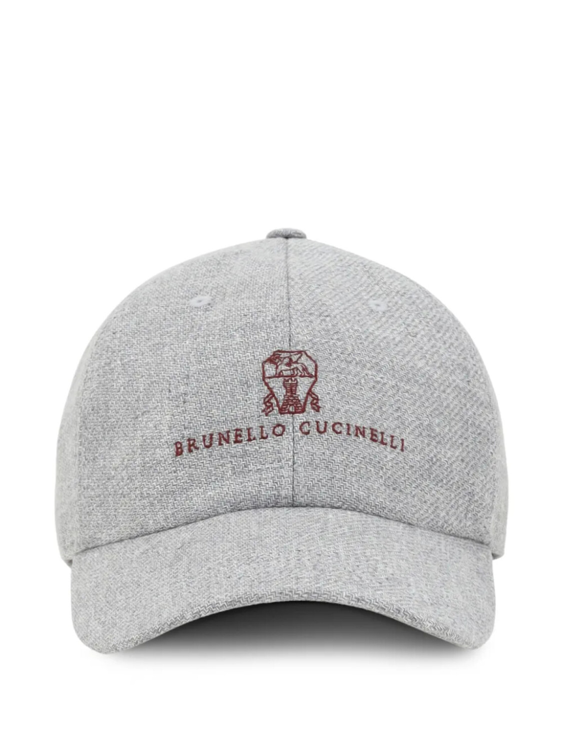 

Кепка Brunello Cucinelli с вышитым логотипом, серый