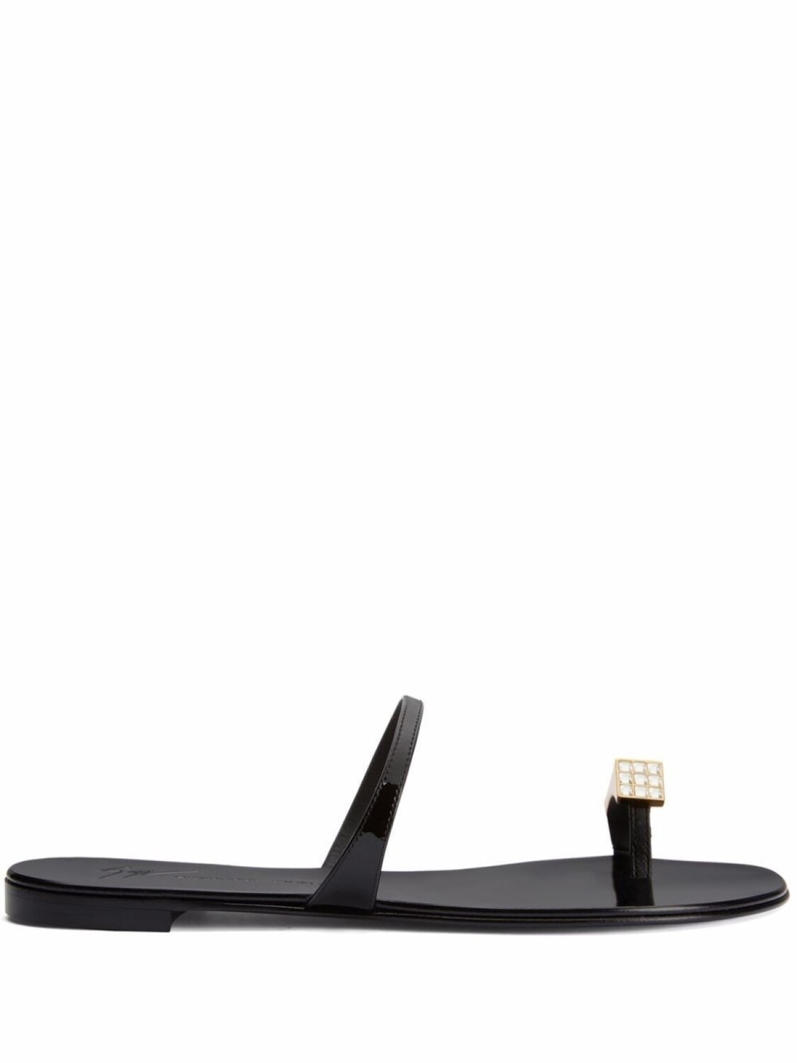 Giuseppe Zanotti сандалии Dynamo Ring, черный