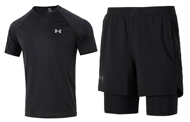 

Мужская повседневная спортивная одежда Under Armour, цвет Black